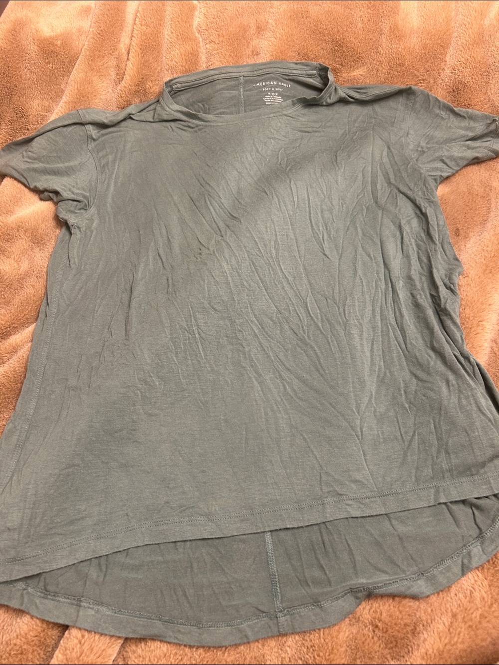 American Eagle Outfitters Olive Green Short Sleeve Crewneck Tee💥